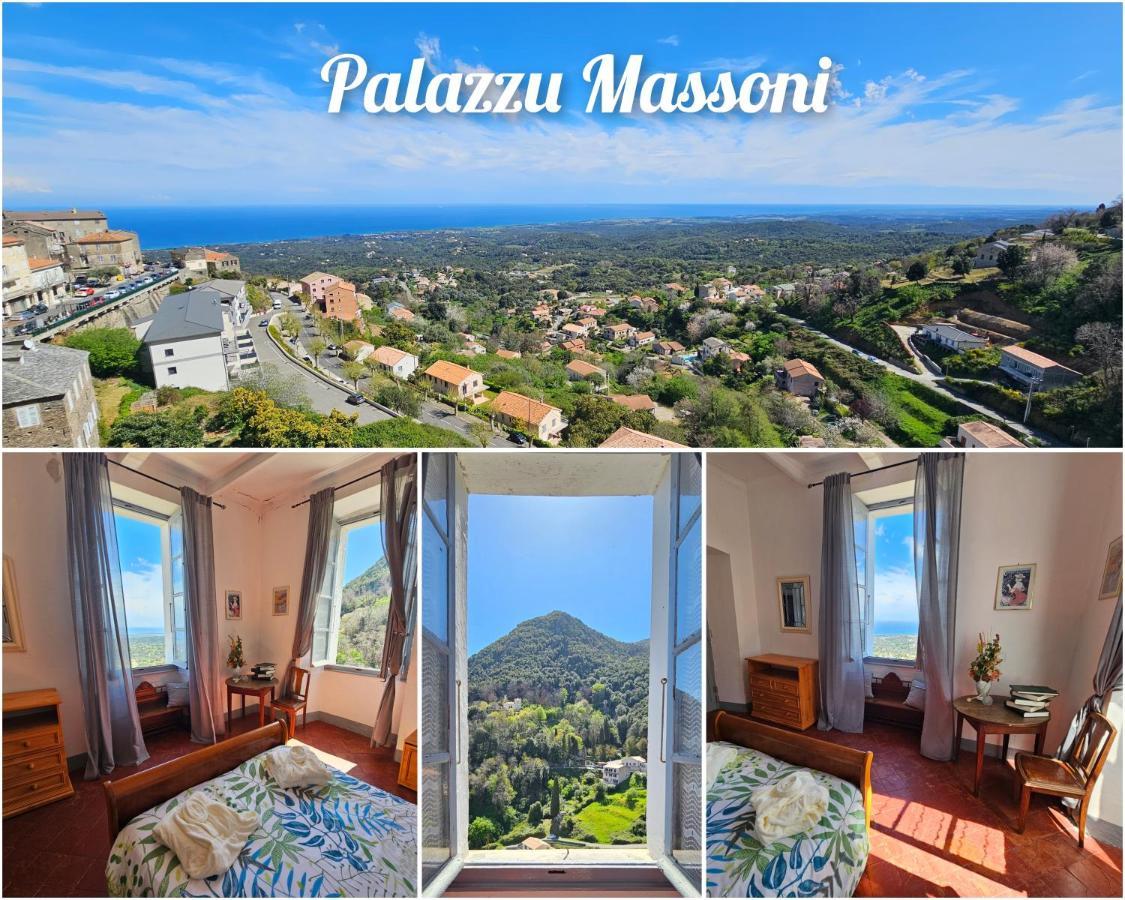 Palazzu Massoni, Magnifique Vue Sur La Mer Et La Montagne, Clim, Wifi, Parking Gratuit Cervione Exteriör bild